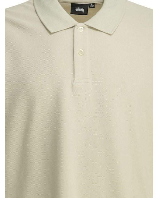 Stussy White Polo Shirt Off for men