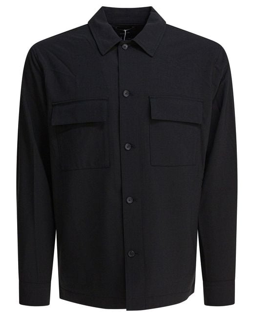 Vince Blue Polyester Wool Elastane Jacket