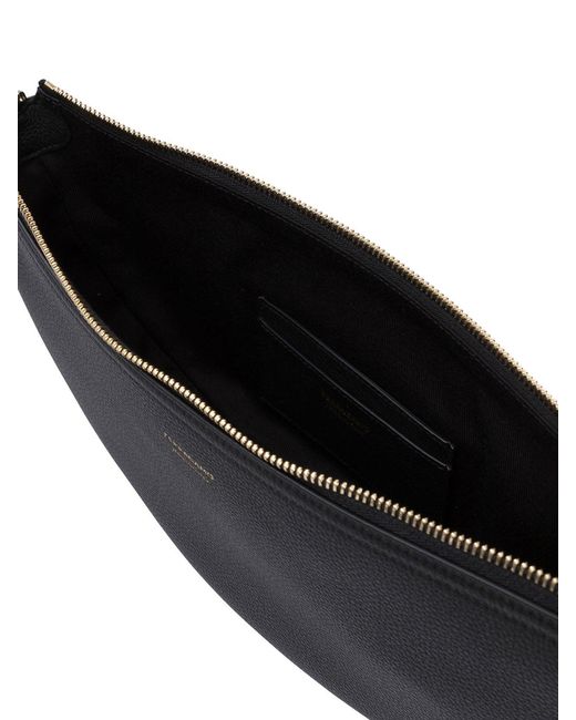 Ferragamo Black Elegant Shoulder Handbag