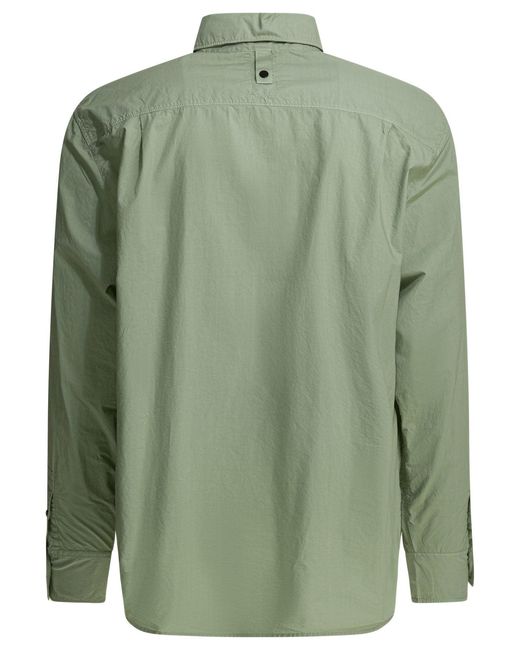 Stone Island Green Casual Cotton Shirt for men