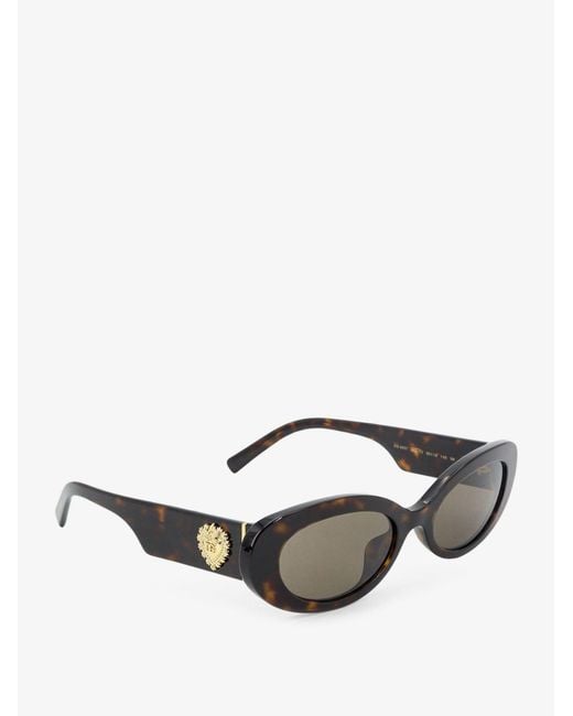 Dolce & Gabbana Gray Acetate Sunglasses
