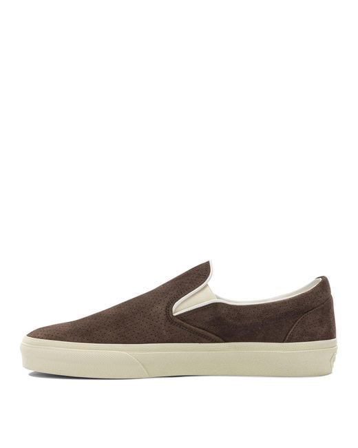 Tom Ford Brown Sneakers & Slip-On for men