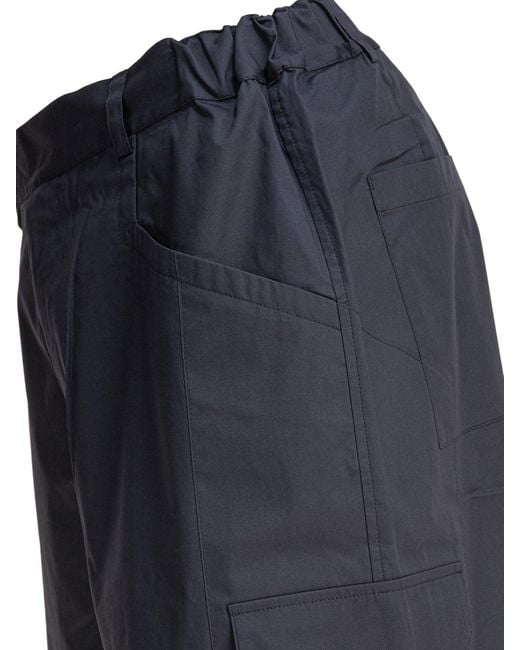 GR10K Blue Poplin Cargo Shorts for men