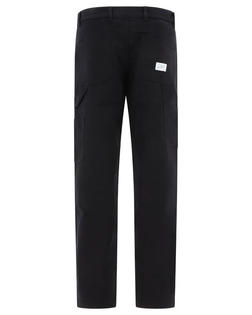 ANDBLUE Black Carpenter Trousers for men