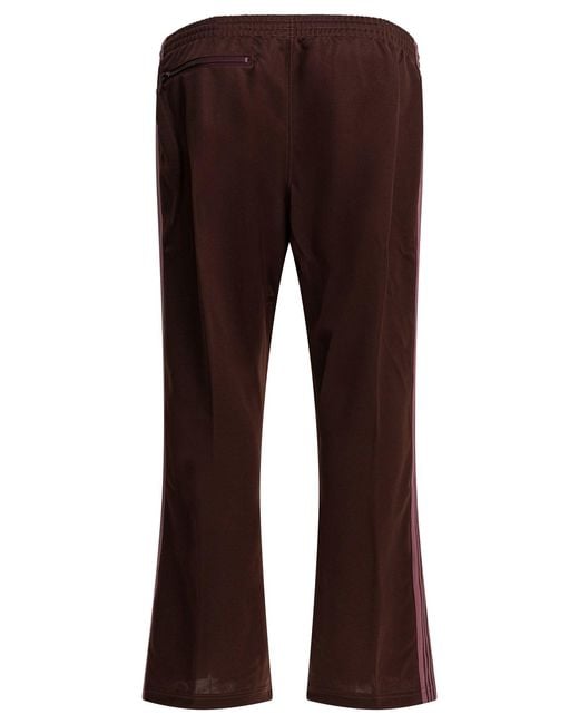 Needles Brown "Poly Smooth" Sports Pants for men