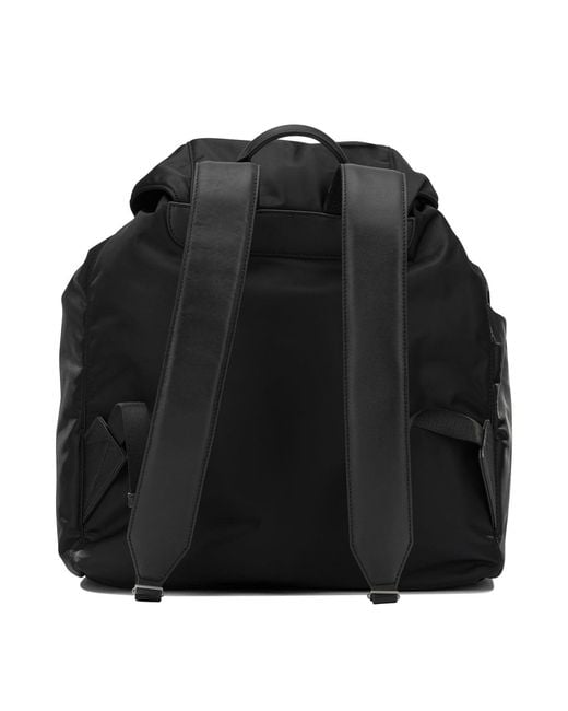 AMI Black Marcel Casual Backpack for men