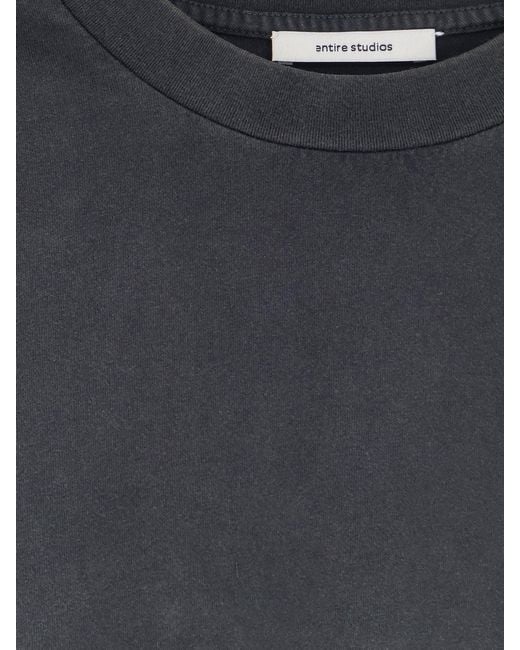 Entire studios Black Cotton T-Shirt