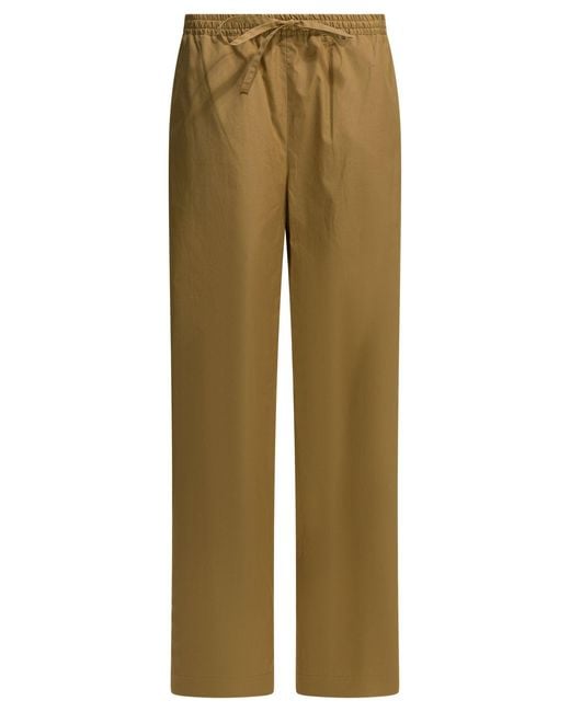 Loulou de Saison Green Trousers Beige