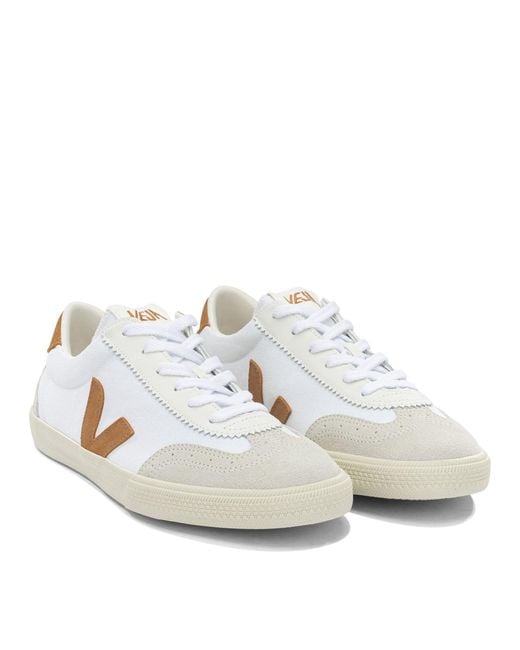 Veja White "Volley" Sneakers