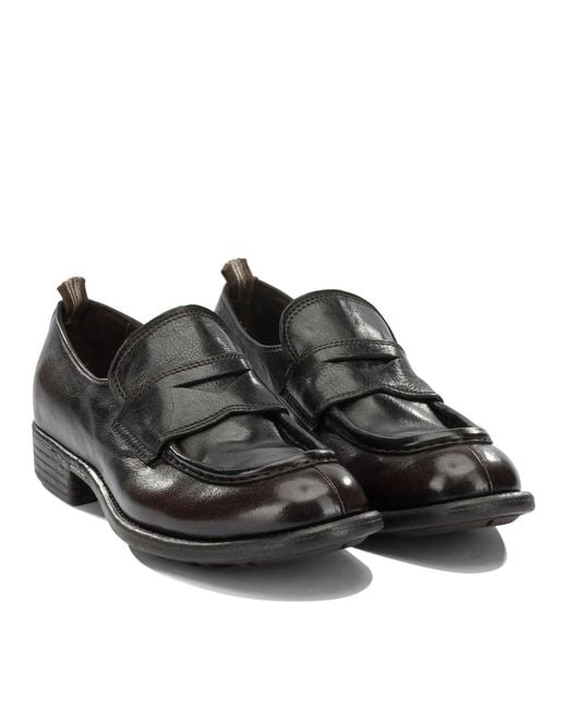 Officine Creative Black Calixte 020 Loafers