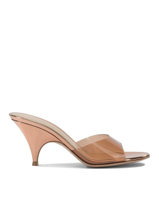 Gianvito Rossi Natural "Sofia 70 Mm" Mules