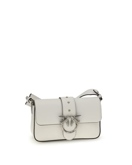 Pinko White Shoulder Bag Mini Love