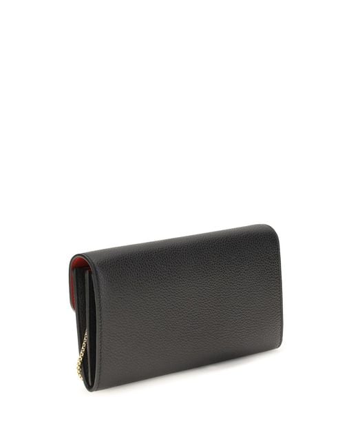Ferragamo Gray Gancini Wallet With Shoulder Strap