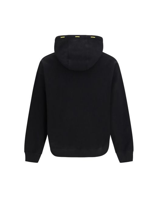 Fendi Black Hooded Sweatshirt for men