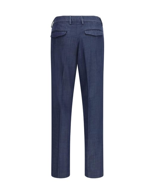 Cruna Blue Tailored Trousers