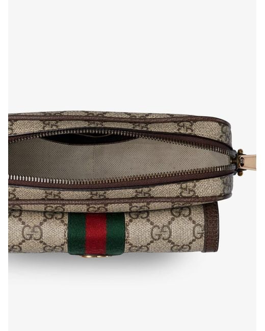 Gucci Brown Ophidia Gg Fabric Crossbody Bag for men