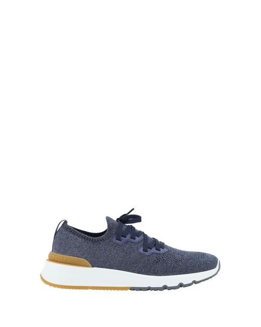 Brunello Cucinelli Blue Sneakers for men
