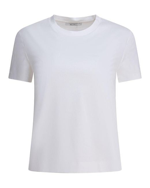 Max Mara Pure White T-Shirts