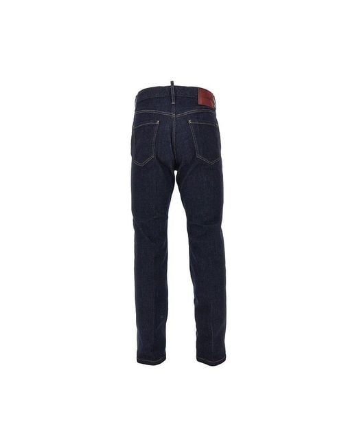 DSquared² Blue Dark-Wash '642' Jeans for men