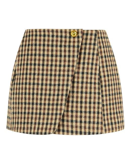 Women's Natural Wool Blend Skirt