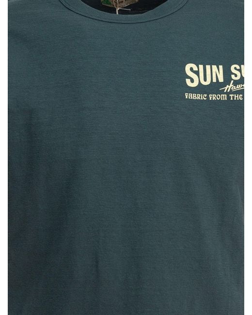 Sun Surf T-shirt With Logo T-shirts Green for men