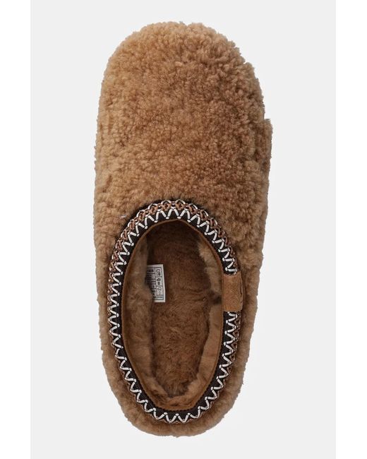 Ugg Brown "Tasman Maxi Curly" Slippers