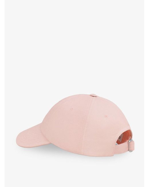 Céline Pink Cotton Richelieu Hat
