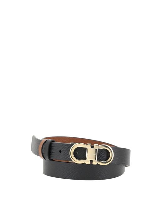 Ferragamo White Belts E Braces