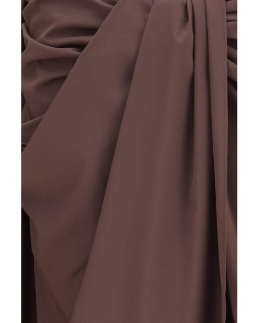 Jacquemus Brown Pareo Skirt