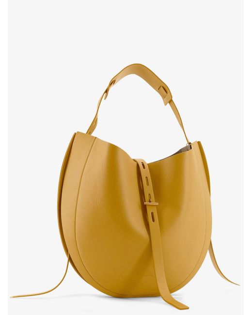 MINOBOSSI Metallic Leather Crossbody Bag