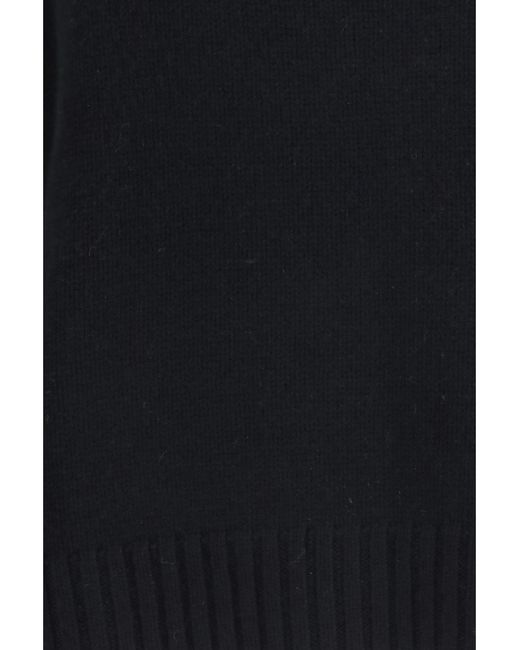 Allude Blue Cashmere Turtleneck Sweater