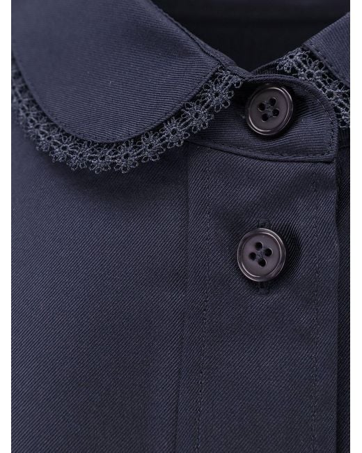 Rohe Blue Silk Shirt