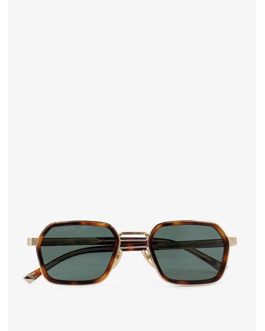 Men's Green Acetate Sunglasses