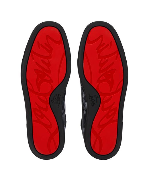 Christian Louboutin Black Louis Canopee Sneakers for men