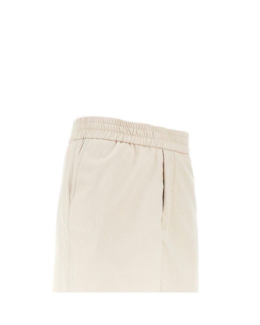 C.9.3 Natural Viscose-Blend Gabardine Bermuda Shorts for men