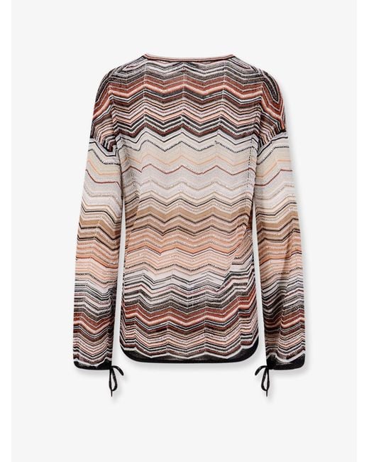 Missoni Multicolor Viscose And Metallic Fiber Sweater