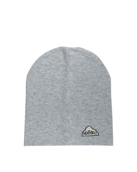 Montbell Gray Polyester Acrylic Hat for men