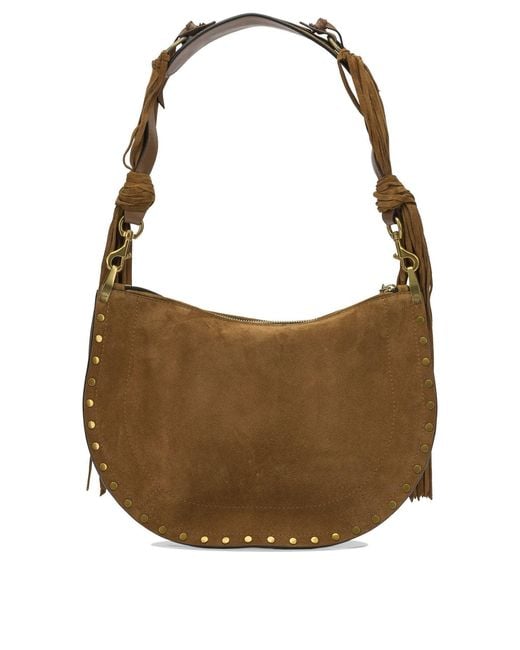 Isabel Marant Brown "Oskan Soft" Medium Shoulder Bag