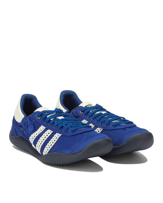 Adidas Originals Blue "Wales Bonner Karintha Lo Satin" Sneakers for men