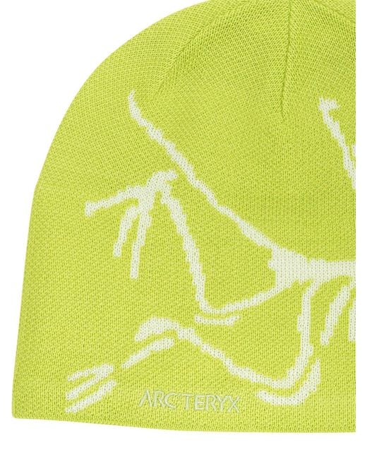 Arc'teryx Yellow "Bird Head Toque" Beanie for men
