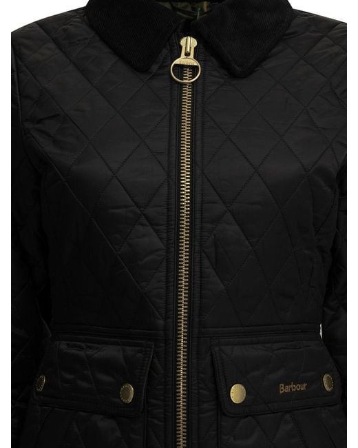 Barbour Black "Beadnell" Quilted Jacket