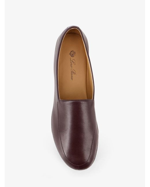 Loro Piana Brown Anton Walk Leather Loafers