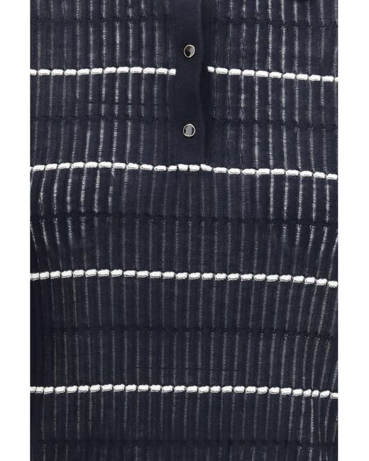 Max Mara Blue Polo Gallo