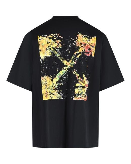 Off-White c/o Virgil Abloh Black 'Spices Arrow' Cotton T-Shirt for men