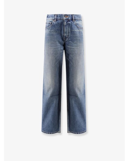 Céline Blue Wide Leg Jeans Light