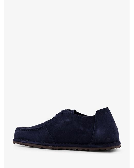 Birkenstock Blue Flat Shoes Suede for men