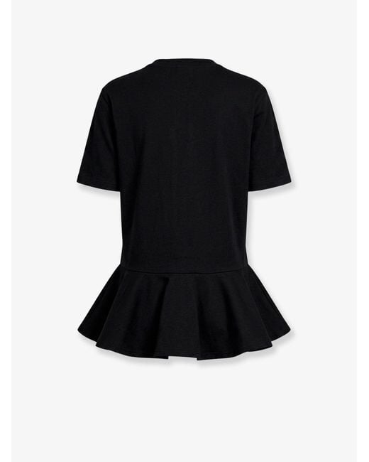 Alaïa Black Crinoline Cotton Jersey T-Shirt