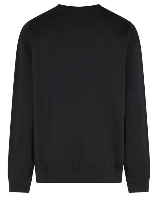 Dolce & Gabbana Black Dolce & Gabbana Cotton Sweatshirt for men