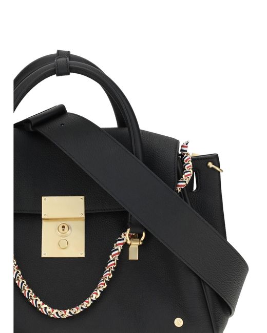 Thom Browne Black Handbag Mrs. Thom Calf Leather