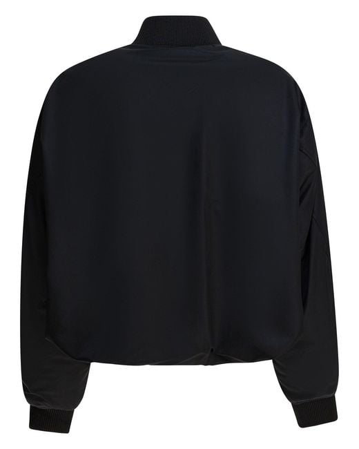 Givenchy Black Nylon Bomber Jacket